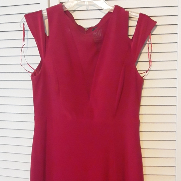 Red Dress with mesh - Picture 3 of 8